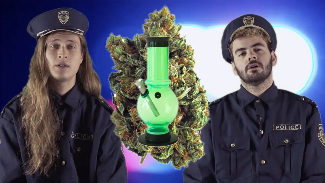 REAL LIFE COPS STEAL AND SMOKE WEED ON CAMERA **NOT CLICKBAIT**